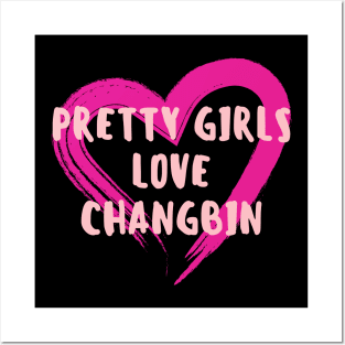 Pretty Girls Love Changbin Stray Kids Posters and Art